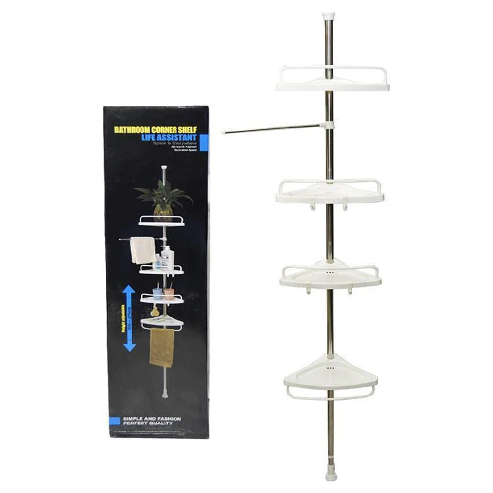 Four Layers Extendable Corner Shelf