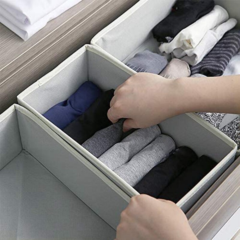 6 pcs set Drawer Organizers for Clothing And Cosmetics